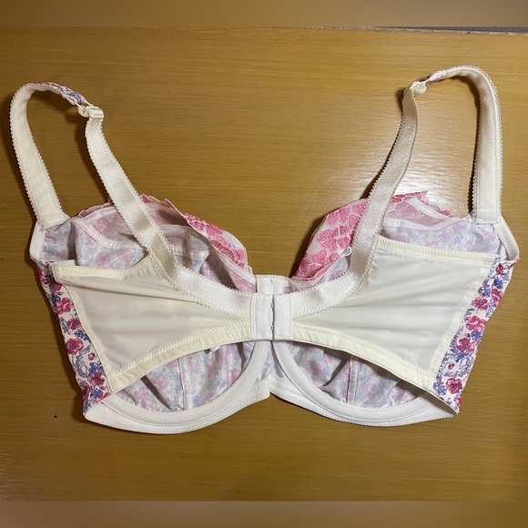 LIKE NEW || Panache Cleo Lingerie Chloe Floral Balcony Bra (US 34K) - Picture 4 of 7